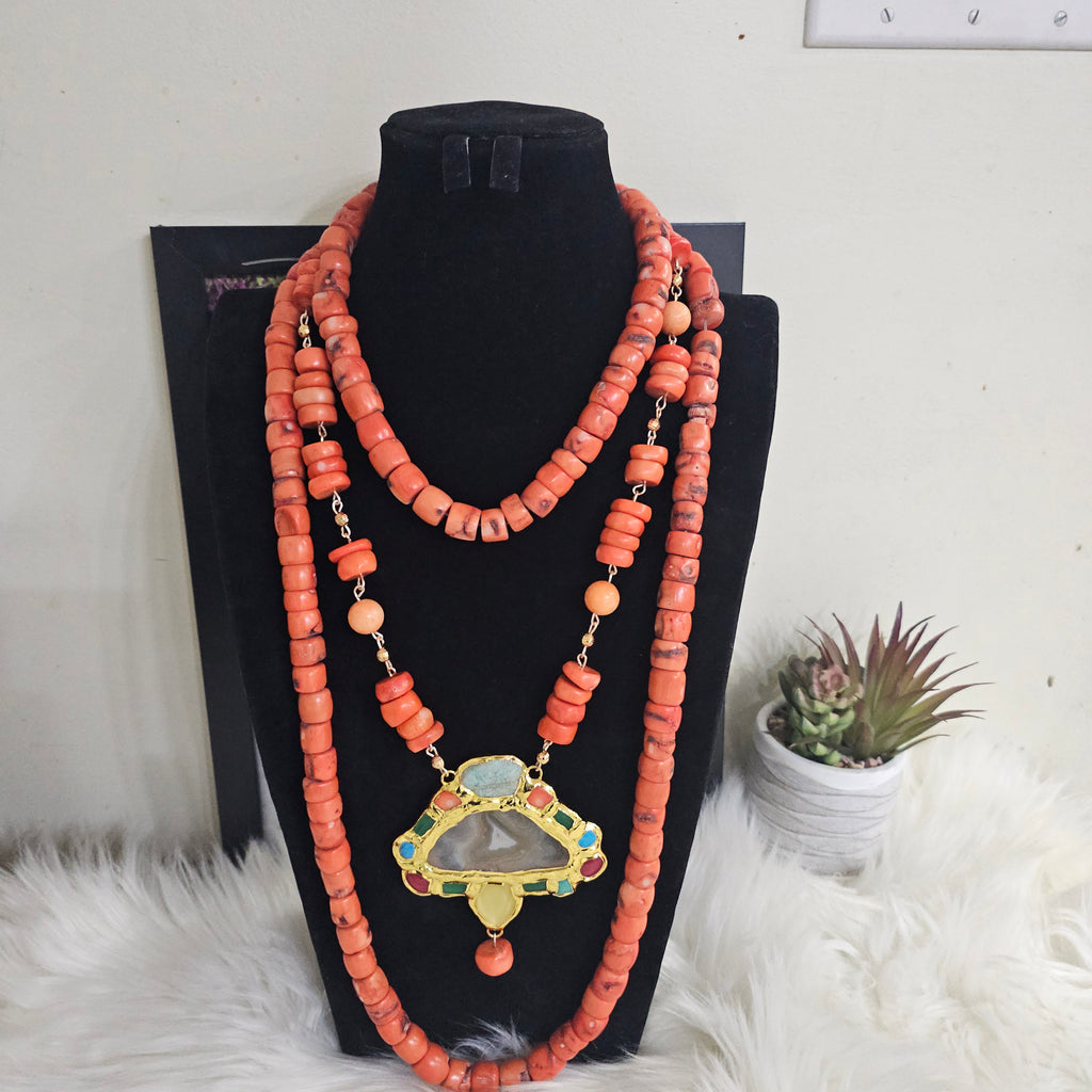 Original Natural Coral Necklace