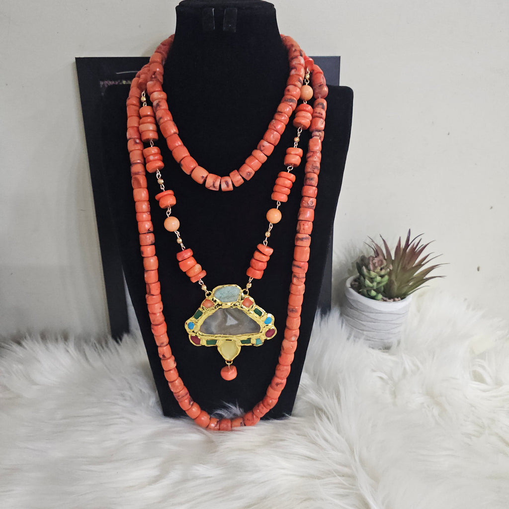 Original Natural Coral Necklace